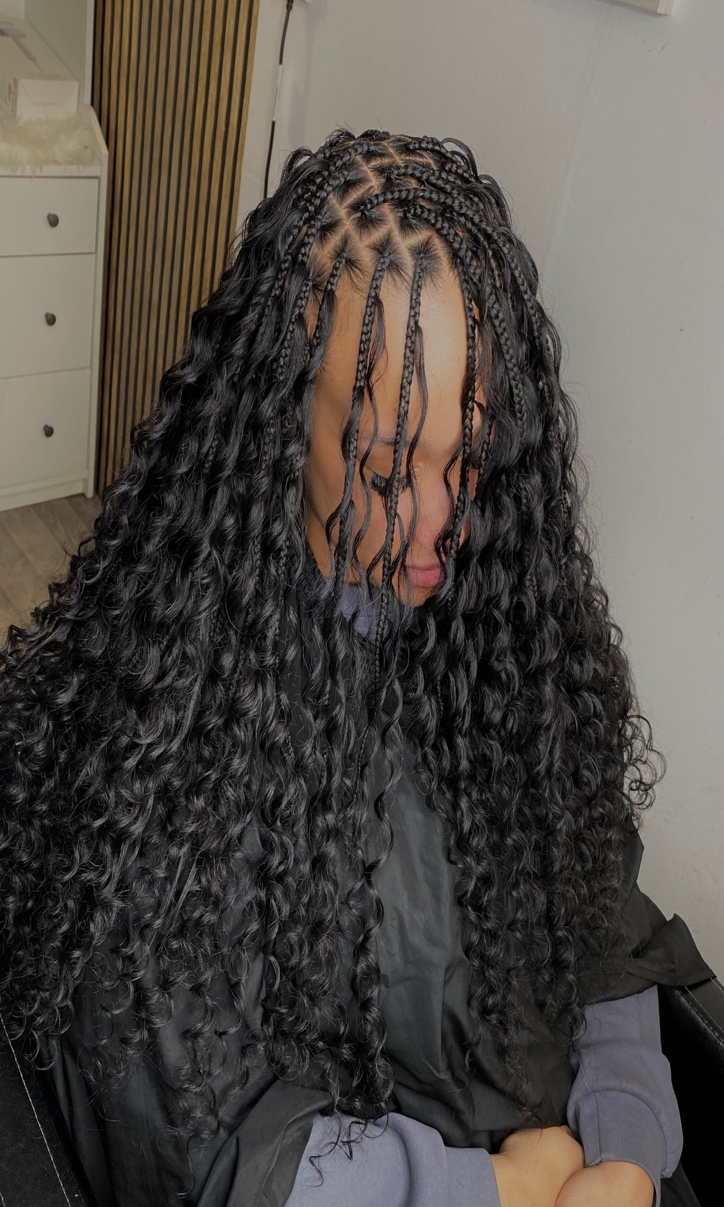 Peace wave bulk human hair
